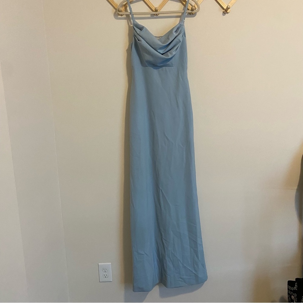 Revelry Slouch Neck Bridesmaid Maxi Dress size 6